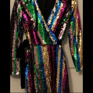 COPY - Sequin Rainbow Dress
